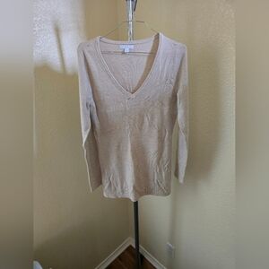 New York & Company Long Sleeve V-Neck Top